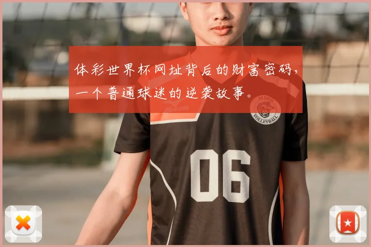 体彩世界杯网址背后的财富密码，一个普通球迷的逆袭故事。